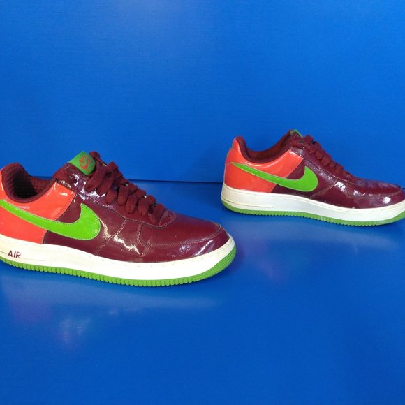 NIKE AIR FORCE 1 PREMIUM KIWI Shoes SIZE 11 2006 Vintage Vtg 312945-631 Sneakers - Picture 10 of 13